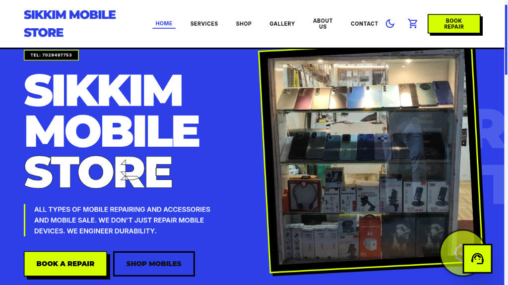 Sikkim Mobile Store Screenshot